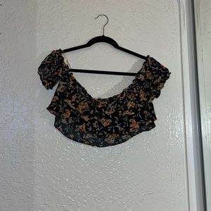 Crop top and pant set